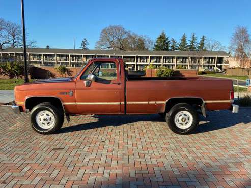 1986 Chevy Scottsdale K20 4x4 4Speed 350V8 - cars & trucks - by... for sale in Lakewood, WA