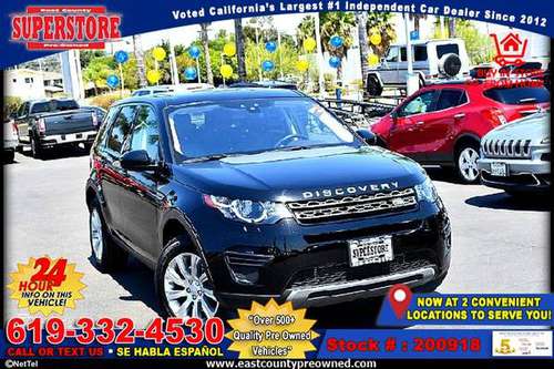 2017 LAND ROVER DISCOVERY SPORT SE -EZ FINANCING-LOW DOWN! - cars &... for sale in El Cajon, CA