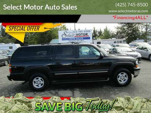 2004 Chevrolet Suburban 1500 LT 4WD 4dr SUV -72 Hours Sales Save Big! for sale in Lynnwood, WA