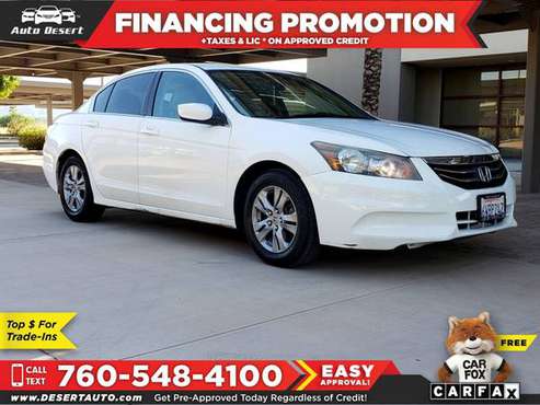 2012 Honda *Accord* *SE* Only $159/mo! Easy Financing! - cars &... for sale in Palm Desert , CA