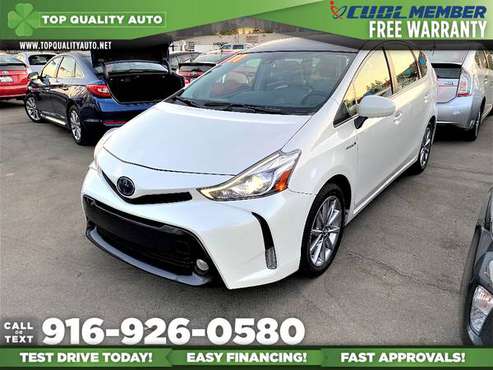 2017 Toyota Prius v Five Hybrid for only $17,495 - cars & trucks -... for sale in Rancho Cordova, CA