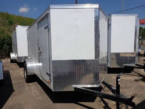 2019 Enclosed 6 x 10 Cargo Trailer with V-Front and Double rear doors for sale in Wheat Ridge, CO