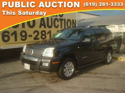 2007 Mercury Mountaineer Public Auction Opening Bid for sale in Mission Valley, CA