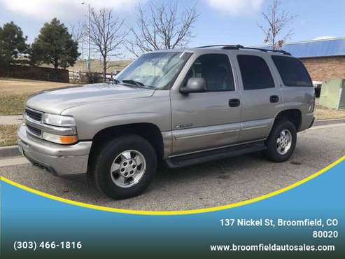 2000 Chevrolet Tahoe - Financing Available! for sale in Broomfield, CO
