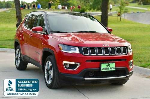 2018 Jeep Compass Limited 4x4 4dr SUV 13,827 Miles - cars & trucks -... for sale in Omaha, IA