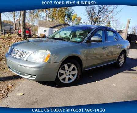 2007 Ford Five Hundred LOW Miles - cars & trucks - by dealer -... for sale in Derry, ME