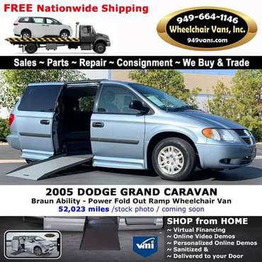 2005 Dodge Grand Caravan SXT Wheelchair Van BraunAbility - Power Fo... for sale in LAGUNA HILLS, NV
