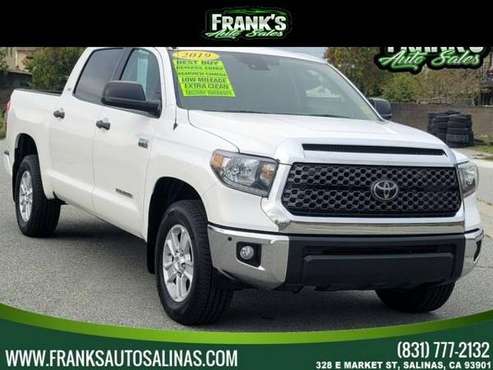 2019 Toyota Tundra 2WD CREWMAX SR5 pickup Super White - cars & for sale in Salinas, CA