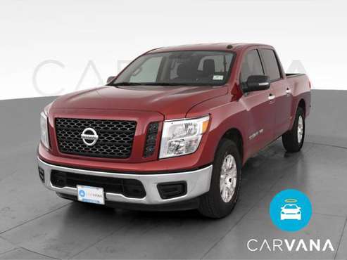 2019 Nissan Titan Crew Cab SV Pickup 4D 5 1/2 ft pickup Red -... for sale in Columbia, SC