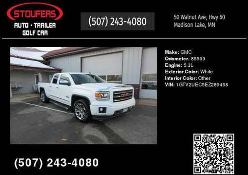 2014 GMC Sierra 1500 SLE ALL TERRAIN DOUBLE CAB - cars & trucks - by... for sale in Madison Lake, MN