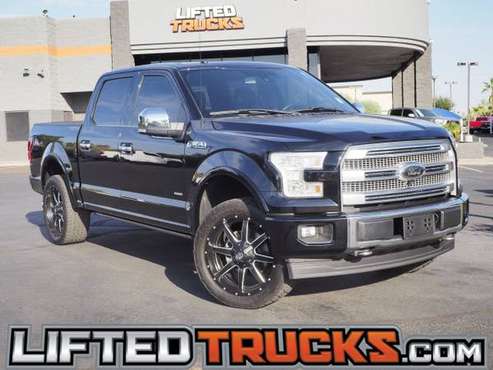 2017 Ford f-150 f150 f 150 PLATINUM 4WD SUPERCREW 5. 4 - Lifted... for sale in Glendale, AZ