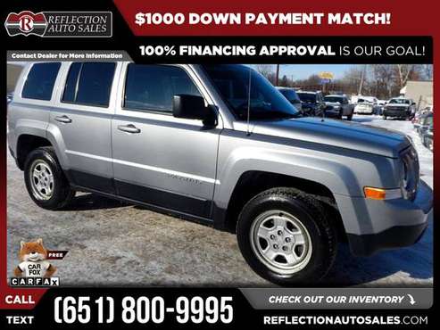 2015 Jeep Patriot Sport FOR ONLY 210/mo! - - by for sale in Oakdale, MN