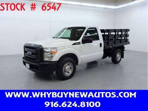 2012 Ford F250 ~ 8ft. Stake Bed ~ Only 27K Miles! - cars & trucks -... for sale in Rocklin, CA