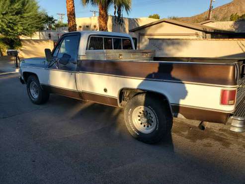 1978 Chevy C20 for sale - cars & trucks - by owner - vehicle... for sale in La Quinta, CA