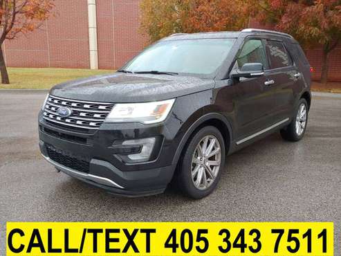 2017 FORD EXPLORER LIMITED! 3RD ROW LOW MILES! LEATHER! NAV! MUST... for sale in Norman, KS