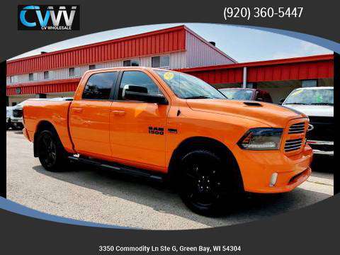 2015 Ram 1500 Sport Crew Cab 4x4 Clean Carfax & 36k Miles! - cars &... for sale in Green Bay, WI