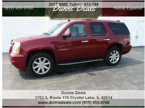 2007 GMC Yukon AWD Denali 4dr - One Owner for sale in Crystal Lake, IL