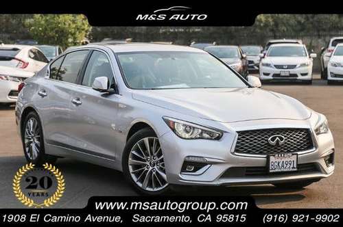 2019 INFINITI Q50 3.0t LUXE A28216 - cars & trucks - by dealer -... for sale in Sacramento , CA