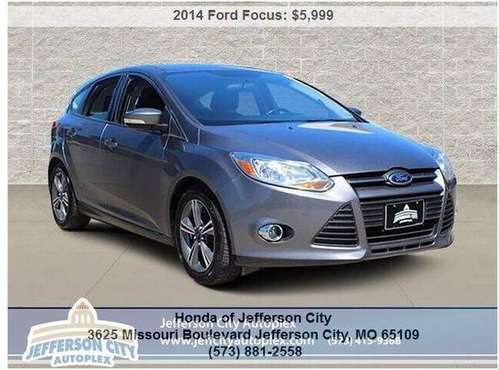 2014 Ford Focus SE Hatchback - cars & trucks - by dealer - vehicle... for sale in Jefferson City, MO
