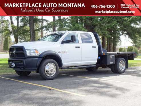 2014 RAM 5500 CREW FLAT BED Dodge TRADESMAN CAB & CHASSIS 4D Pickup for sale in Kalispell, MT