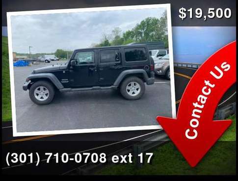 2011 Jeep Wrangler Unlimited Sport - - by dealer for sale in Frederick, MD