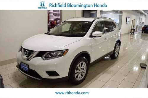 2015 Nissan Rogue AWD 4dr SV Glacier White for sale in Richfield, MN