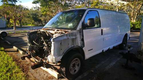 2004 CHEVY VAN 3500 FOR PARTS ONLY - cars & trucks - by owner -... for sale in Port Saint Lucie, FL
