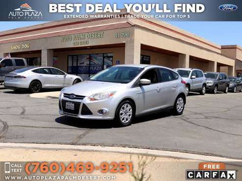 2012 Ford Focus SE HB $179/mo One Owner, Low Miles - cars & trucks -... for sale in Palm Desert , CA