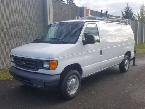 2005 Ford E250 fleet serviced maintaind Cargo Van shelves and... for sale in Vancouver Wa 98661, OR