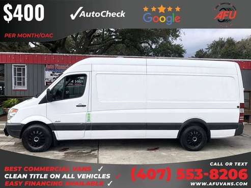 400/mo - 2012 Mercedes-Benz Sprinter 2500 Cargo Extended w/170 WB for sale in Kissimmee, FL