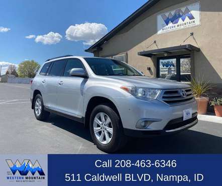2013 Toyota Highlander AWD Leather Heated Seats 3rd Row Clean for sale in Nampa, ID
