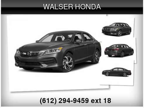 2017 Honda Accord LX - - by dealer - vehicle for sale in Burnsville, MN