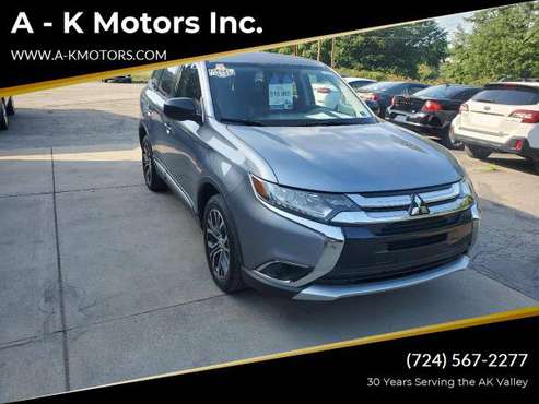 2016 Mitsubishi Outlander SE AWD 4dr SUV EVERYONE IS APPROVED! -... for sale in Vandergrift, PA