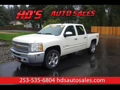 2012 Chevrolet Silverado 1500 LT Z71 Crew Cab 4WD ONLY 121K MILES!!!... for sale in PUYALLUP, WA