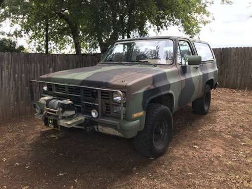 1986 Military K5 Chevy Blazer for sale in Justin, TX