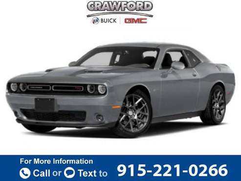 2018 Dodge Challenger R/T coupe Billet Clearcoat - cars & trucks -... for sale in El Paso, TX