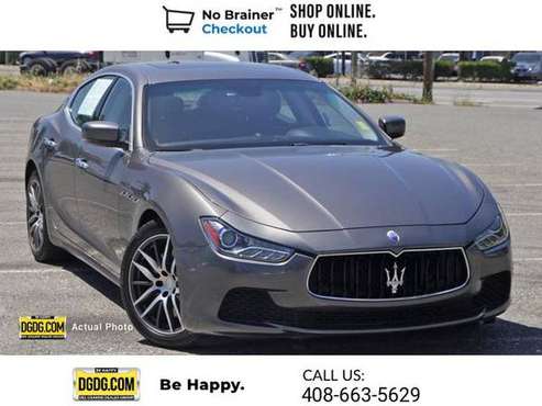2015 Maserati Ghibli Base sedan Gray - - by dealer for sale in San Jose, CA