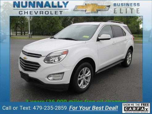 2017 Chevy Chevrolet Equinox LT suv Summit White for sale in Bentonville, AR