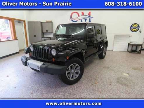 2013 Jeep Wrangler Unlimited 4WD 4dr Sahara - cars & trucks - by... for sale in Sun Prairie, WI