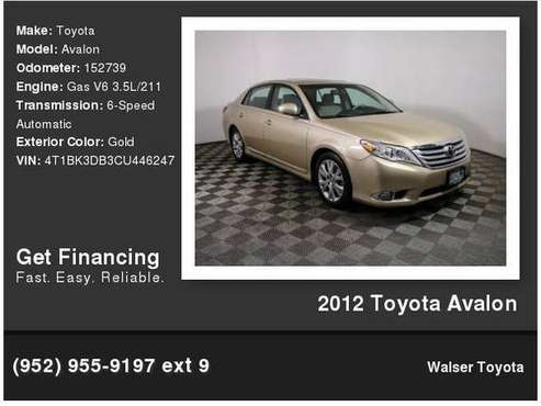 2012 Toyota Avalon for sale in Bloomington, MN