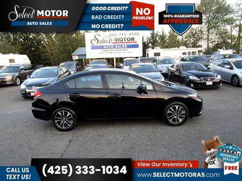 2014 Honda Civic EXSedan FOR ONLY $295/mo! - cars & trucks - by... for sale in Lynnwood, WA