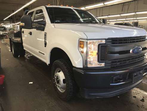 2019 Ford F350 XL - 9ft Flatbed - 4WD 6.7L V8 Power Stroke (D42496)... for sale in Dassel, MN