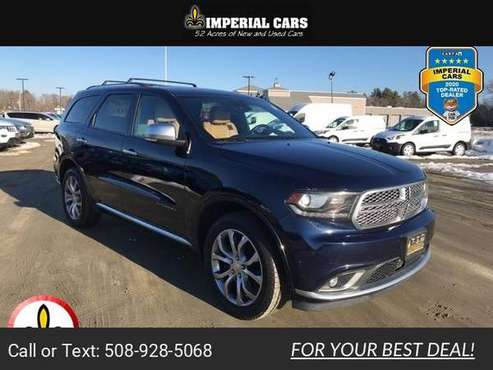 2016 Dodge Durango Citadel suv - - by dealer - vehicle for sale in Mendon, MA