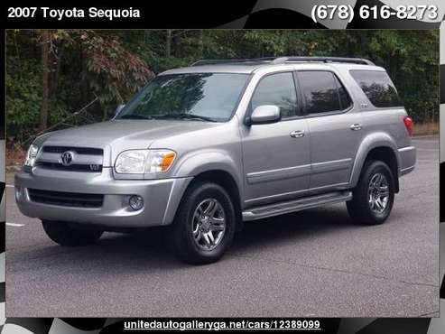 2007 Toyota Sequoia SR5 4dr SUV 4WD Financing Available! for sale in Suwanee, GA