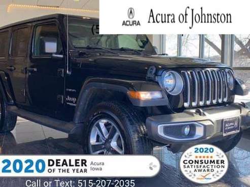 2019 Jeep Wrangler Unlimited Sahara suv Black - - by for sale in Johnston, IA