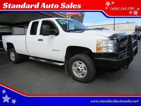 2012 Chevy Silverado 2500HD Extended Cab 4X4 6.0L Gas!!! for sale in Billings, ND