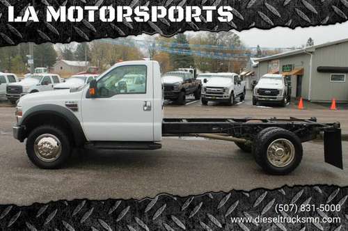 2008 FORD F-550 SUPERDUTY REG CAB & CHASSIS 6.4 POWERSTROKE DIESEL... for sale in WINDOM, IA