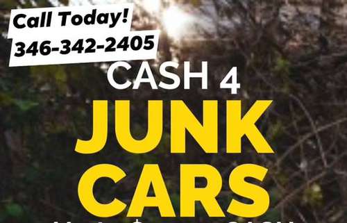 Cash for Cars, we buy Junk cars, not running okay no title okay for sale in Houston, TX
