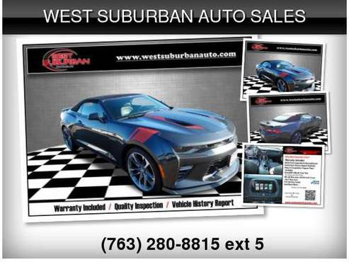 2017 Chevrolet Chevy Camaro SS - cars & trucks - by dealer - vehicle... for sale in Buffalo, MN