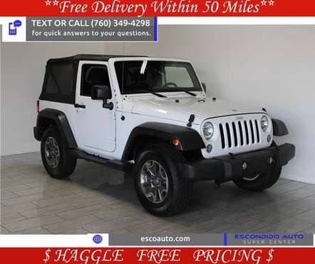 2015 Jeep Wrangler Sport - Super Low Payment! - - by for sale in Escondido, CA